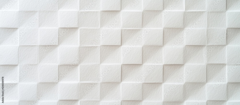 Aufkleber checkered texture of white paper sheet background with subtle shadows and geometric design in a clea
