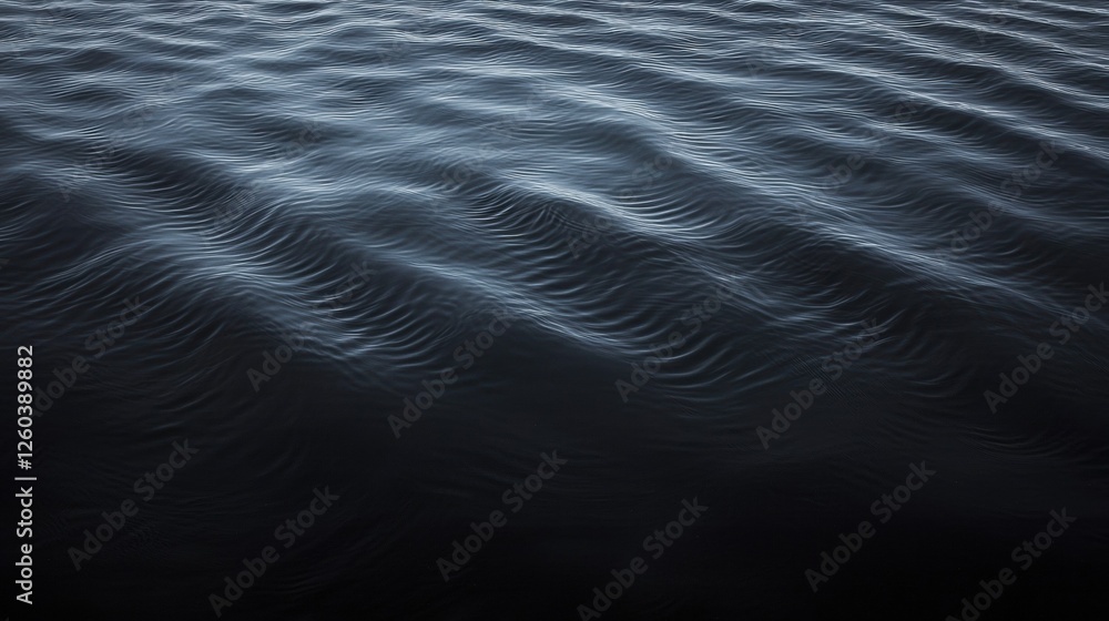 Poster close-up of the surface of a body of water. the water appears to be calm and still, with ripples and