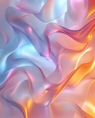 Obraz premium Abstract luminous gradient background with luminous gradients and smooth light transitions. Emphasizing contemporary elegance and artistic beauty, ideal for refined designs and eye-catching visuals.