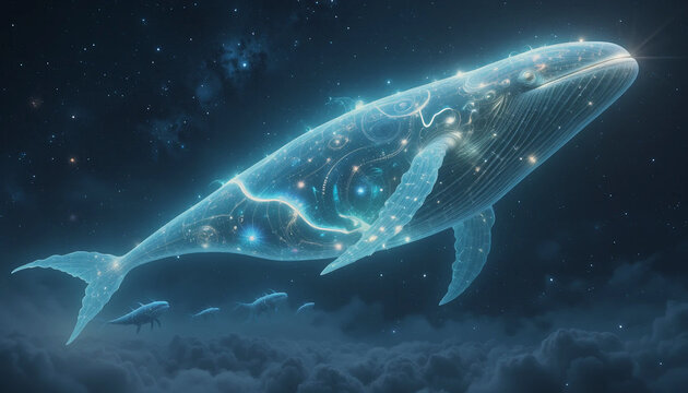 The Celestial Whale: A Journey Through the Cosmos
