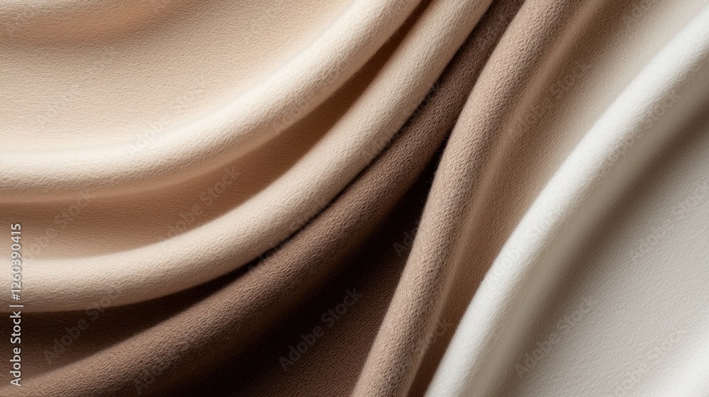 Poster close-up of a fabric with a smooth and elegant texture. the fabric appears to be made of a soft, sil