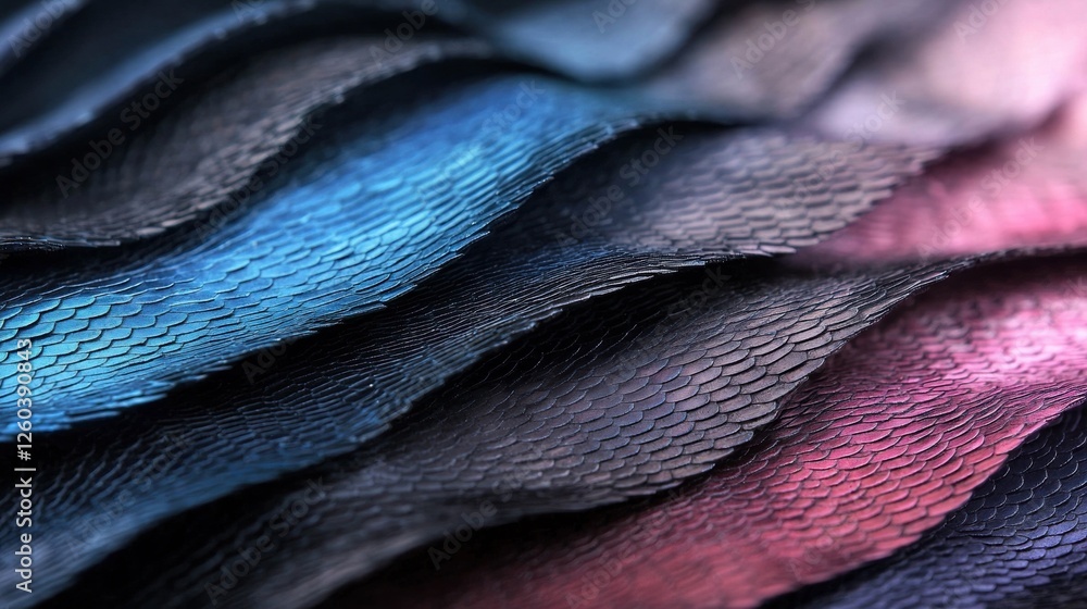 Poster close-up of a fabric with a textured surface. the fabric appears to be made of leather or a similar 