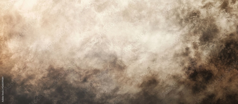 Poster hazy smoke texture background in shades of brown and grey for artistic and design applications.