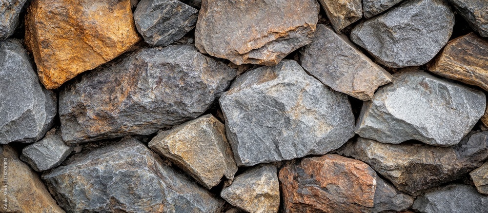 Poster natural stone texture background with a variety of colors and shapes ideal for design and architectu