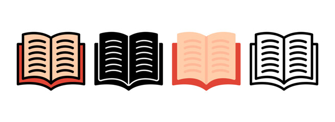 set of Reading Event Icon