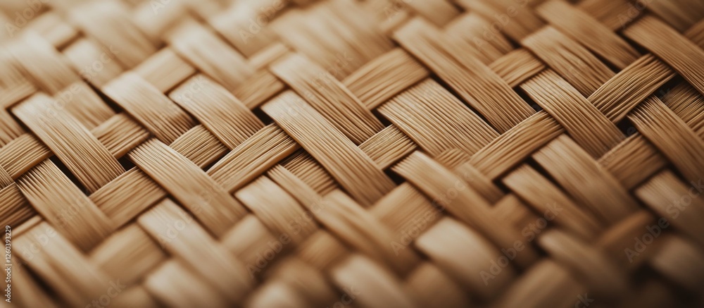 Poster plastic lines creating a rectangular pattern resembling traditional bamboo basket weave design in na