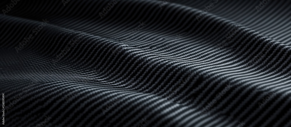 Poster black carbon fiber texture with wavy patterns and subtle stripes for modern design backgrounds and t