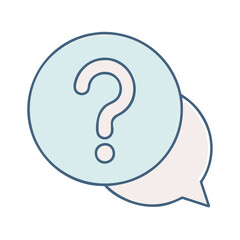 question mark in speech bubble icon, question mark in speech bubble vector illustration-question mark in speech bubble perfect for question mark in speech bubble logos and icons