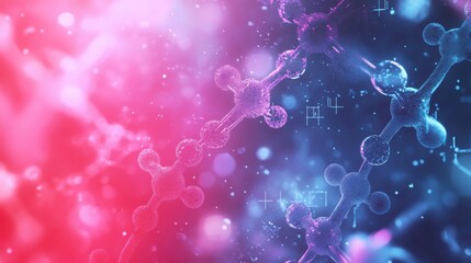 Abstract medical background. Featuring molecular structures and health symbols. Highlighting innovation and healthcare. Ideal for medical presentations and health websites.