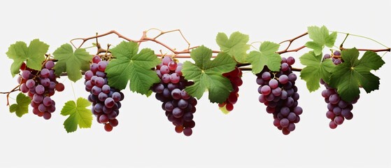Isolated Grapevines Transparent Background Image