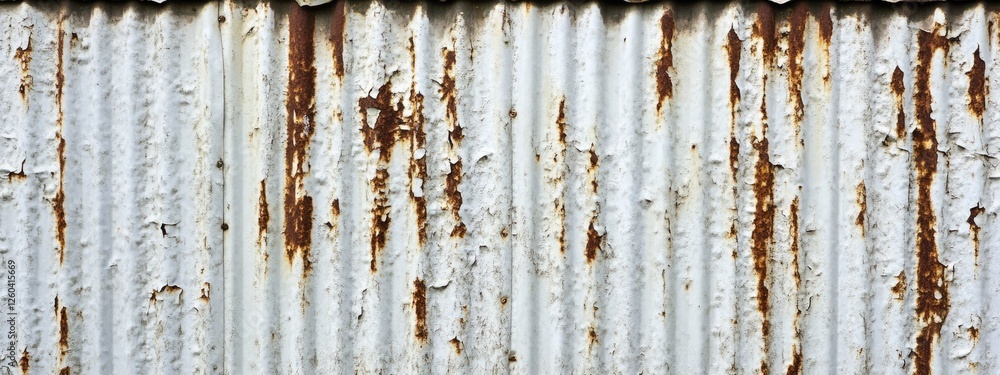 Poster weathered white metal texture with rust and corrosion close-up ideal for backgrounds or overlaying t