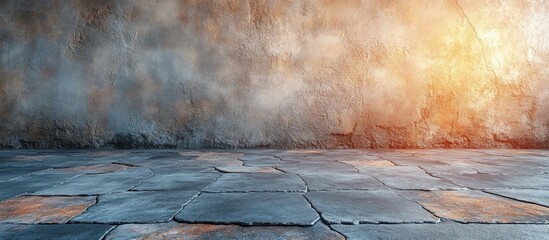 Cement Mortar for Building Substructure with Text Space for Concrete Wall Strengthening and Decorative Paving Patterns