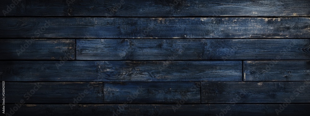 Poster weathered blue wooden planks background with ample space for text or design elements showcasing rust