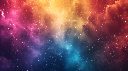 Fototapeta premium Cosmic Wonder: Nebulous Stars and Galaxies