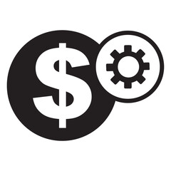 Obraz premium money settings icon