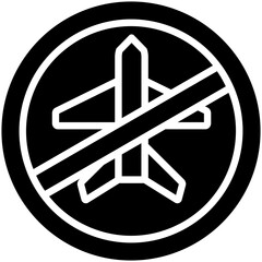 Travel Restrictions Icon