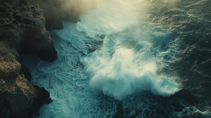 Dramatic Coastal Waves in Motion – Perfect for Adventure, Travel & Nature Campaigns