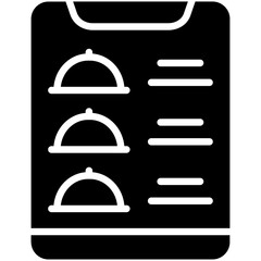 Digital Inflight Menu Icon