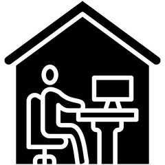 Work From Home Icon