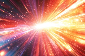 Naklejka premium Abstract radiant energy bursts background with radiant energy bursts and vivid light patterns. Emphasizing dynamic intensity and artistic impact, ideal for high-energy designs and striking visuals.