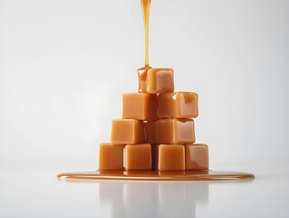 The way the syrup drips on the caramel