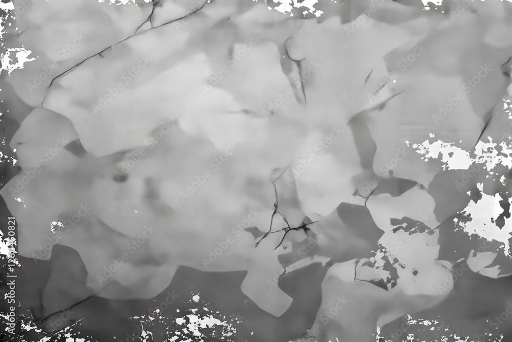 Poster cracked abstract background with grayscale color tones and distressed details, creating a creative a