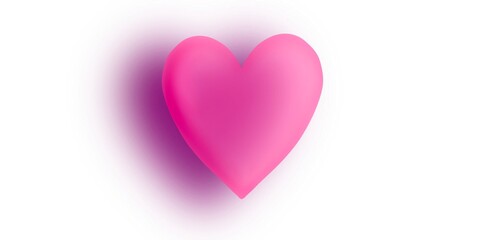 pink valentine heart