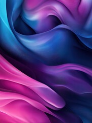 Obraz premium Dark gradient background blue magenta pink purple black colors, grainy texture effect, banner poster cover abstract design