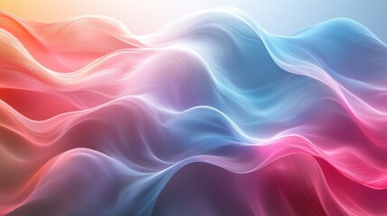 Obraz premium Abstract radiant waveforms background with radiant waveforms and colorful energy effects. Emphasizing dynamic patterns and modern aesthetics, ideal for vibrant art and contemporary designs.