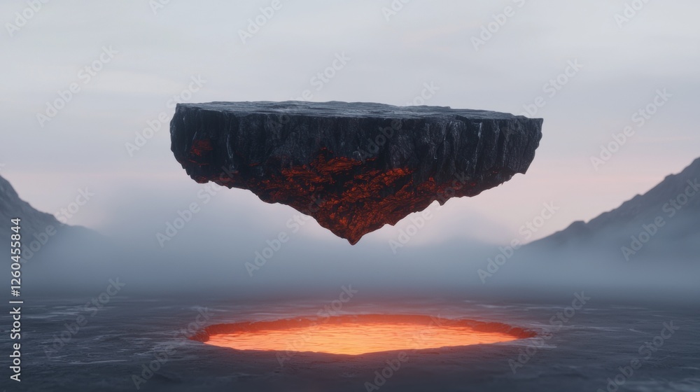 Aufkleber large rock formation in the middle of a body of water. the rock formation is in the shape of a heart