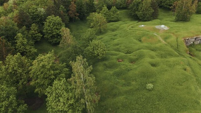 Ouvrage of Froideterre. Military garrison and bunker during World War I. Battle of Verdun France