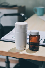 stethoscope on a report stethoscope on a clipboard stethoscope on a book