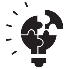 puzzle light icon