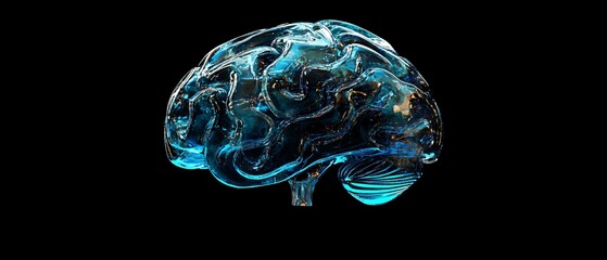 Brain Icon: Ultra-Detailed Hyper-Realistic Cinematic Depiction