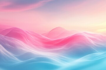 Obraz premium Abstract serene misty gradients background with serene misty gradients and soft light transitions. Emphasizing calm ambiance and artistic softness, ideal for peaceful designs and gentle visuals.
