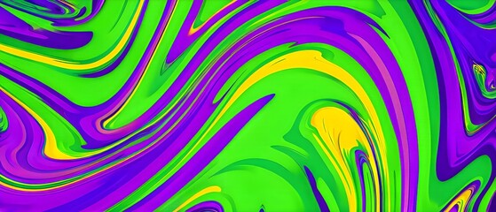 Fototapeta premium dynamic swirl pattern with vivid and contrasting psychedelic colors