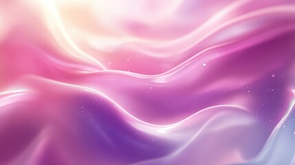 Fototapeta premium Abstract Pink and Purple Glowing Waves Background
