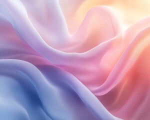 Obraz premium Abstract soft pastel gradients background with soft pastel gradients and subtle color blending. Emphasizing calm tones and artistic serenity, ideal for tranquil designs and soothing backgrounds.