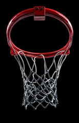 Professional Basketball Hoop: Details in High Resolution
