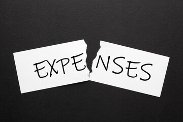 Cutting Expenses Concept
