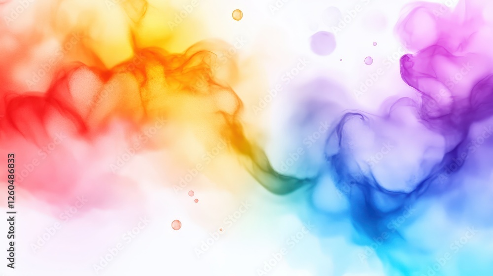 Poster a vibrant splash of colors with fluid motion, creating a stunning abstract background. perfect for c