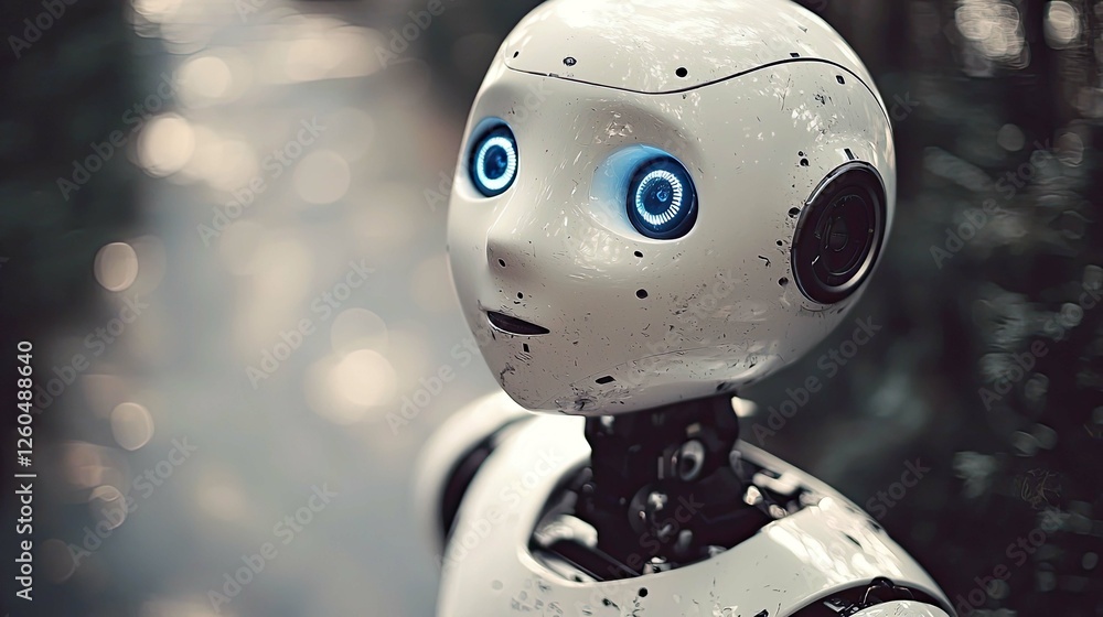 Poster a childlike robot's curious gaze: exploring ai and the future of artificial intelligence through dig