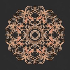 ORANGE  MANDALA
