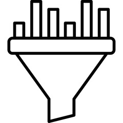 Analysis Funnel Icon