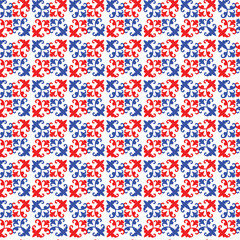 seamless pattern with beautiful flower