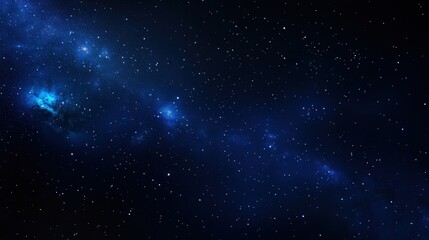 Obraz premium A stunning view of the night sky showcasing a galaxy filled with stars and cosmic dust, inviting exploration and wonder about the universe beyond our planet.