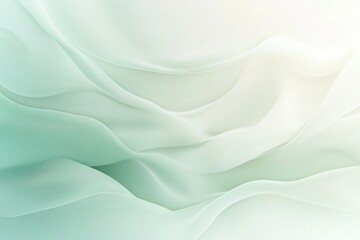 Obraz premium Abstract tranquil soft mint green and white gradient background with gentle transitions. Featuring soothing mint gradients, ideal for calming and serene visuals.