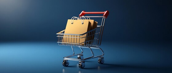 Editable Grocery Shopping List on a Plain Background