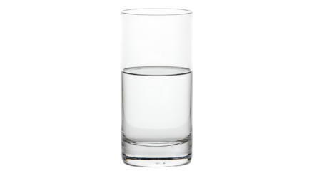 Glass of Clear Water Refreshment and Hydration