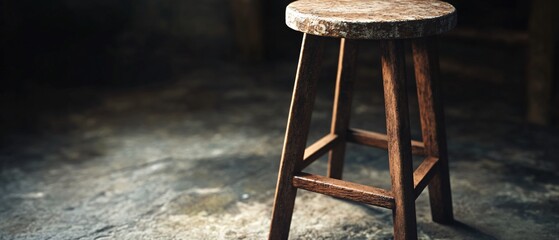 Ultra-Realistic Stool Icon for Detailed Projects